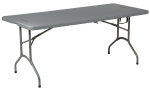 Стол из прочного износоустойчивого пластика со складными ножками на 8 человек GS-1003